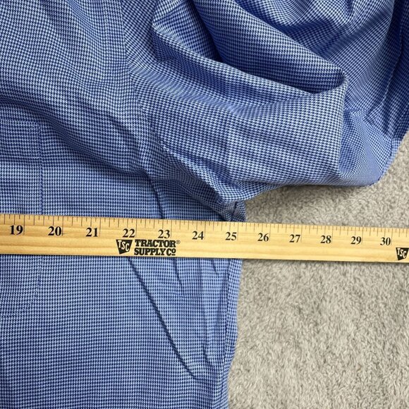 NEW Kirkland Signature Men's 17-36/37 Traditional Fit  Blue Dress Shirt - Picture 5 of 10